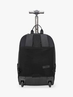 Solo Bleecker Rolling Backpack, Black - view 2, Black