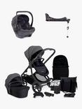 iCandy Orange 4 Pushchair, Carrycot & Accessories with Cocoon Car Seat and Base Travel Bundle, Fossil