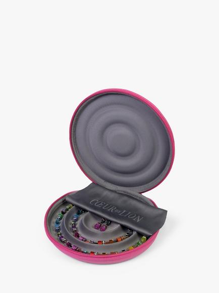 COEUR DE LION Circular Jewellery Storage Case - view 2, Pink