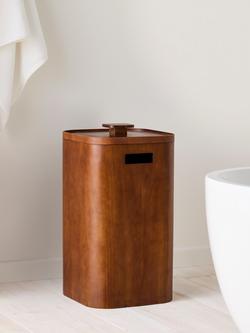 John Lewis Mid-Century Laundry Hamper, FSC-Certified (Acacia Wood), Brown - view 2, Acacia Wood