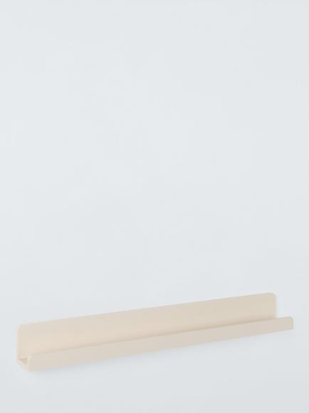 John Lewis Matt Lacquer Shelf, 91cm, Greige - view 2, 