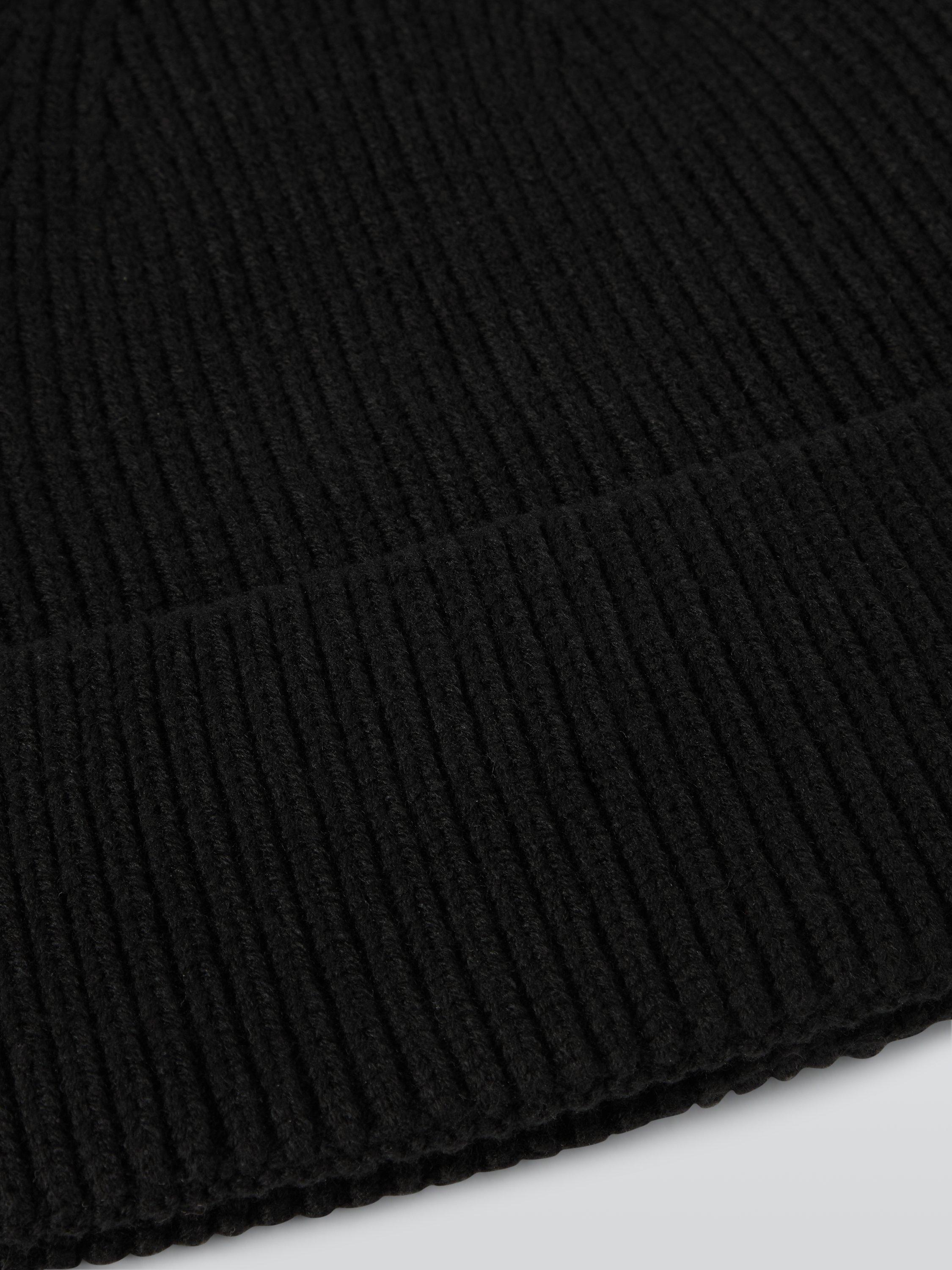 Product image 3 of 4, which shows John Lewis ANYDAY Plain Beanie, Black