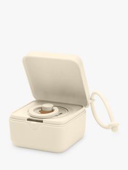 BIBS Pacifier Soother Box, Ivory, Ivory