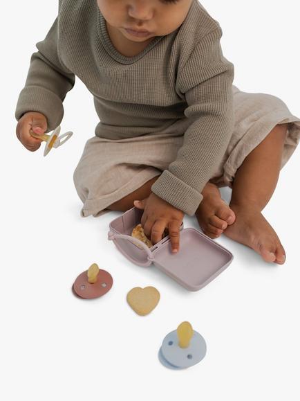 BIBS Pacifier Soother Box, Ivory - view 2, Ivory