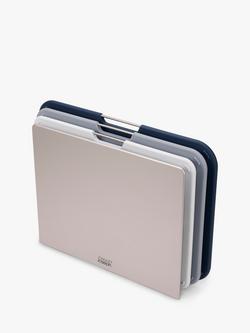 Joseph Joseph Nest Large Chopping Boards & Storage Stand, Set of 3, Grey, Grey