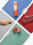Joseph Joseph Folio Large Chopping Boards & Storage Case, Set of 4, Silver Coast