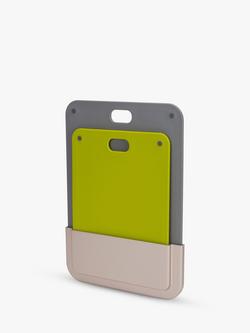 Joseph Joseph DoorStore Chopping Board Set, 2 Piece, Grey/Green, Grey/Green