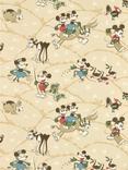 Sanderson Mickey & Minnie At the Farm Wallpaper, Butterscotch