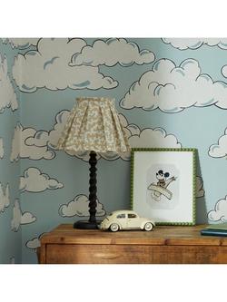 Sanderson Mickey in the Clouds Wallpaper Mural, Sea Salt - view 2, Ddiw217292