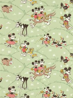 Sanderson Mickey & Minnie  At the Farm Wallpaper, Ddiw217266
