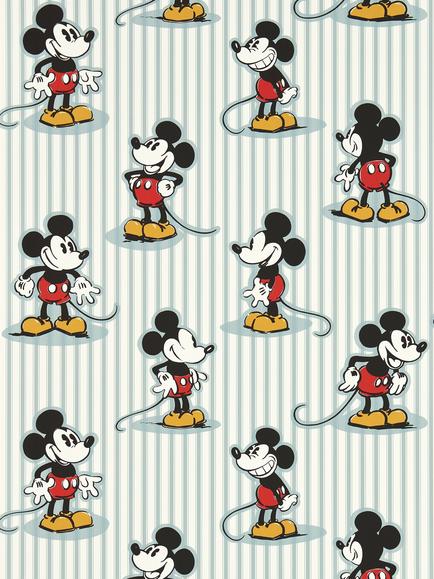 Sanderson Mickey Stripe Wallpaper, Ddiw217271