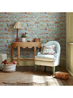 Sanderson Snow White Wallpaper - view 2, Ddiw217274