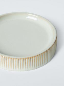 John Lewis Reactive Glaze Two Tone Soap Dish, Natural - view 2, 