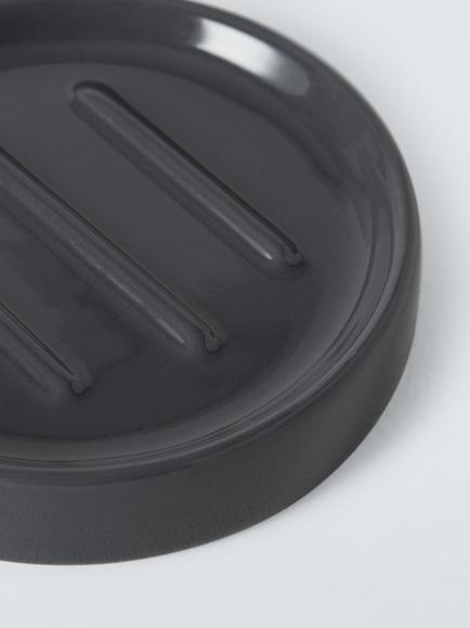 John Lewis Ceramic Soap Dish - view 2, Steel