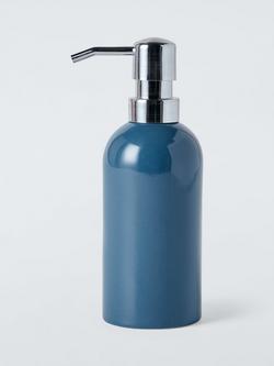 John Lewis Ceramic Soap Dispenser, Lake Blue