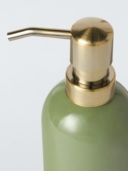 John Lewis Ceramic Soap Dispenser - view 2, Avocado
