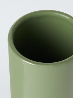John Lewis Ceramic Bathroom Tumbler - view 2, Avocado