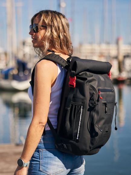 Red Adventure Waterproof Backpack 30L - view 2, Obsidian Black