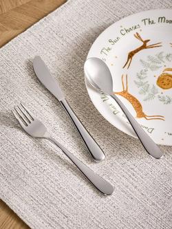 John Lewis Luna Children's Stainless Steel Cutlery Set, 3 Piece - view 2, 