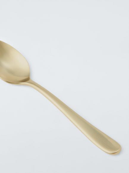 John Lewis Stainless Steel Teaspoons, Set of 6, Champagne - view 2, Champagne