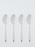 John Lewis Luna Stainless Steel Dessert Spoons, Set of 4