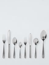 John Lewis Luna Stainless Steel Cutlery Set, 44 Piece/6 Place Settings