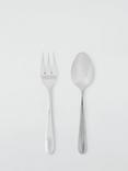John Lewis Luna Stainless Steel Servers, Set of 2