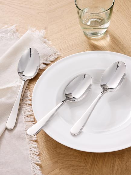 John Lewis Luna Stainless Steel Table Spoons, Set of 4 - view 2, 