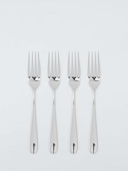 John Lewis Luna Stainless Steel Side Forks, Set of 4, 