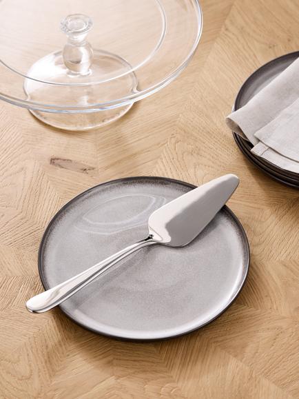 John Lewis Luna Stainless Steel Cake Slice, Silver - view 2, 