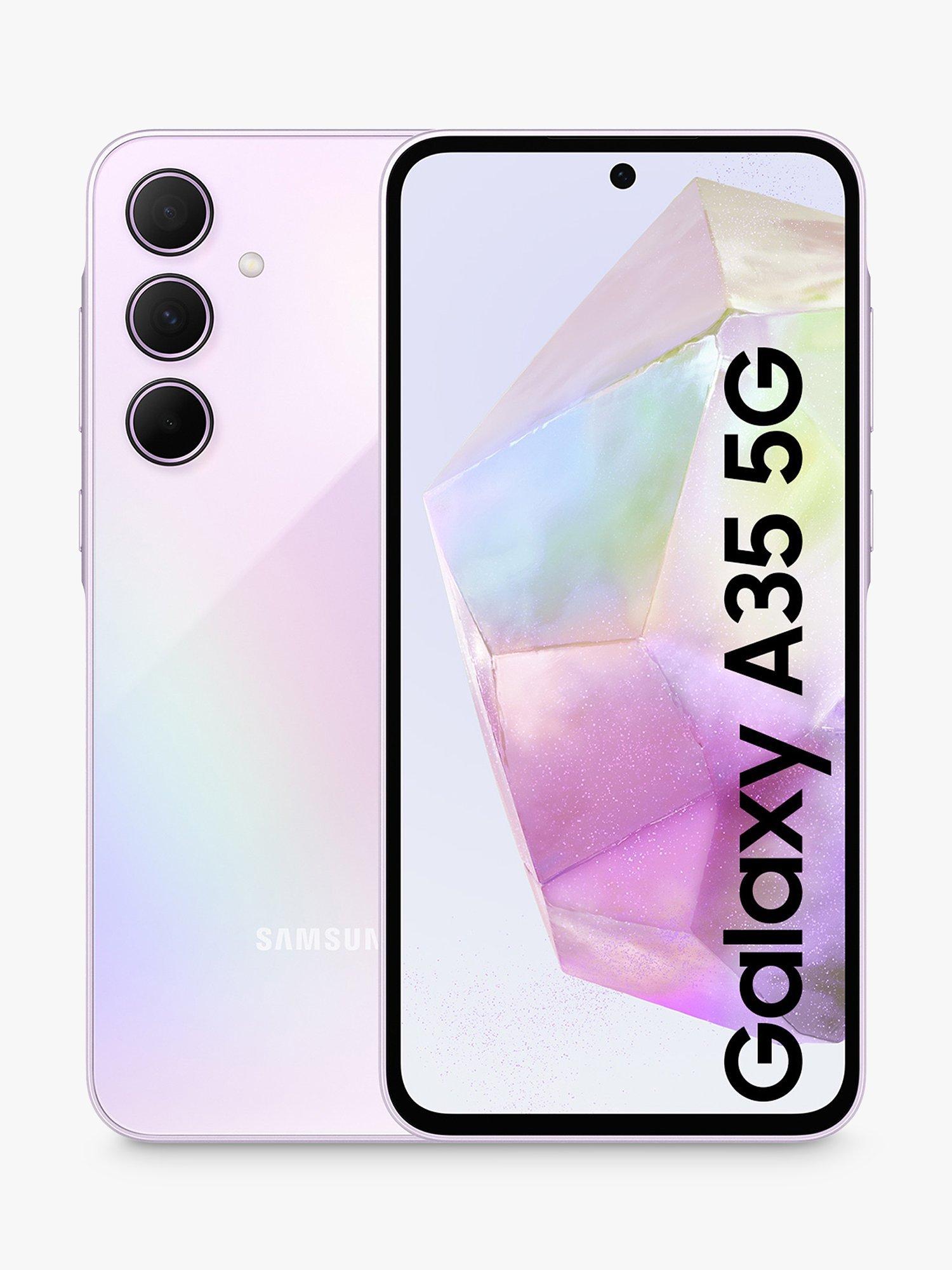 Samsung Galaxy A35 Smartphone, Android, 6GB RAM, 6.6", 5G, SIM Free, 128GB, Lilac