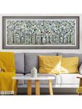 John Lewis Ulyana Hammond 'The Timekeeper' Framed Canvas, 72 x 167cm, Grey/Multi