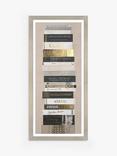 John Lewis Faye Reynolds-Lydon 'Fashionista' Framed Print, 44 x 94cm, Multi/Gold
