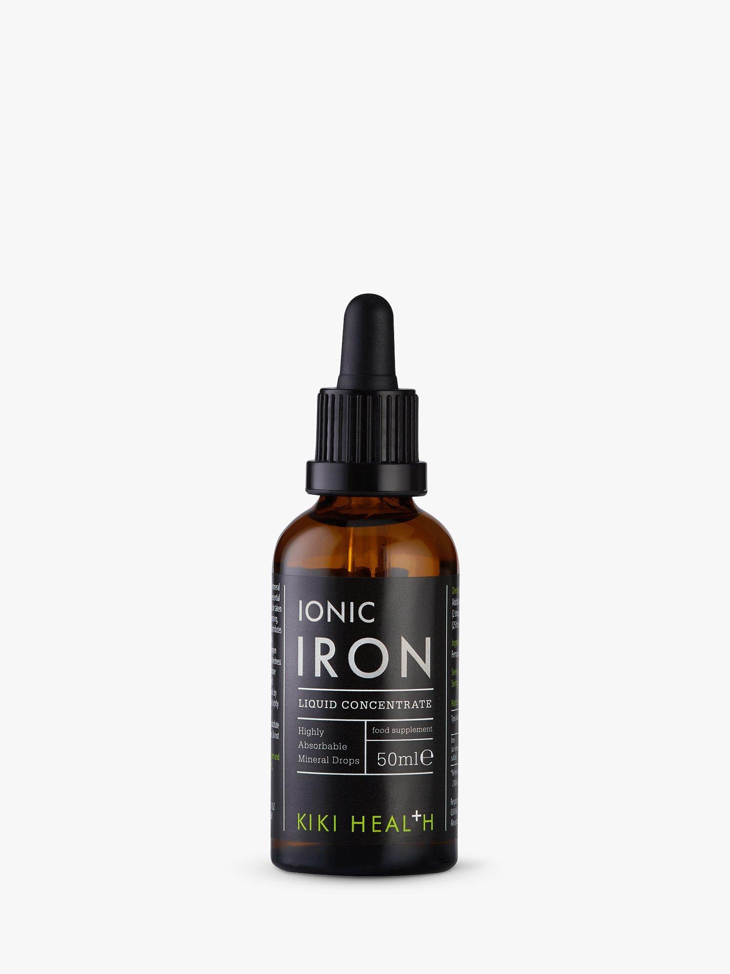 Product image 1 of 3, which shows KIKI Health Ionic Iron Liquid Concentrate, 50ml