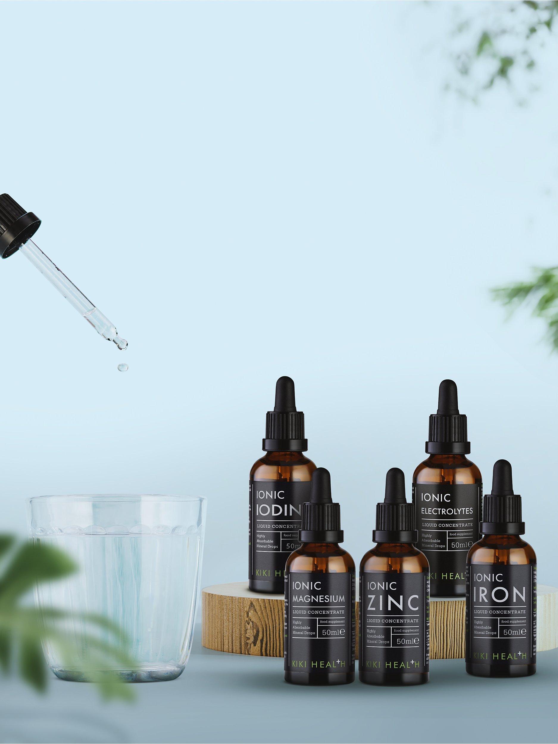 Product image 3 of 3, which shows KIKI Health Ionic Zinc Liquid Concentrate, 50ml