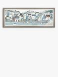 John Lewis Adelene Fletcher 'Shoreline' Framed Canvas, 52 x 138cm, Blue/Multi