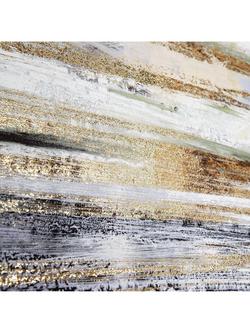 John Lewis Valeria Mravyan 'Eventide' Abstract Framed Canvas, 59 x 134cm, Multi - view 2, Multi