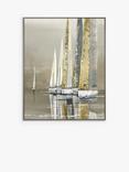 John Lewis Adelene Fletcher 'Golden Sails' Framed Canvas, 102.5 x 82.5cm, Gold