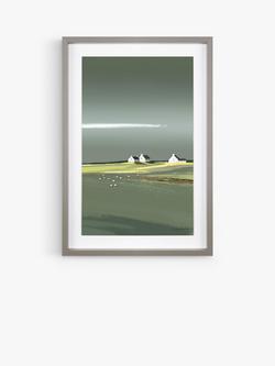 John Lewis Ulyana Hammond 'Aura' Framed Print & Mount, 60 x 41cm, Green/Grey, Green/Grey