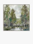John Lewis Silvia Vassileva 'At Dawn' Framed Canvas, 80 x 80cm, Green