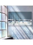 John Lewis Sabrina Roscino 'Side by Side' Framed Canvas, 82 x 142cm, Blue/Multi