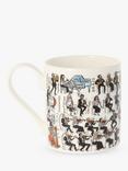 McLaggan Smith Picturemaps Orchestra Bone China Mug, 350ml, Multi