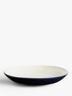 John Lewis Puritan Stoneware Pasta Bowls, Set of 4, 25.3cm - view 2, Indigo