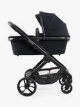 iCandy Peach 7 Pushchair, Carrycot & Accessories with Cocoon Car Seat and Base Travel Bundle, Black