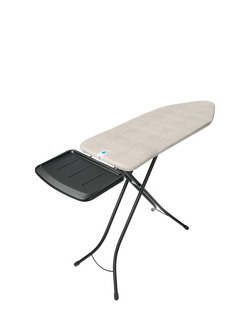 Brabantia Ironing Board C, 124 x 45cm, Solid Steam Unit Holder, Denim Grey - view 2, Denim Grey