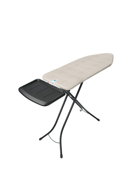 Brabantia Ironing Board C, 124 x 45cm, Solid Steam Unit Holder, Denim Grey - view 2, Denim Grey