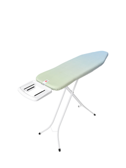 Brabantia Ironing Board B, 124 x 38cm, Solid Steam Iron Rest, Soothing Sea - view 2, Soothing Sea