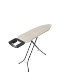 Brabantia Ironing Board B, 124 x 38cm, Solid Steam Iron Rest, Denim Grey