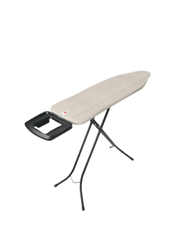 Brabantia Ironing Board B, 124 x 38cm, Solid Steam Iron Rest, Denim Grey - view 2, Denim Grey