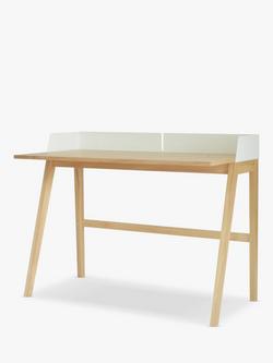 Matthew Hilton for Case Brockwell Desk, Oak/White, Oak White